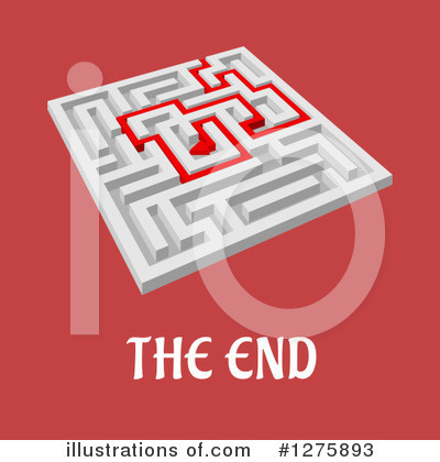 The End Clipart #1275893 by Vector Tradition SM