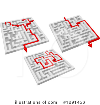 Maze Clipart #1291456 by Vector Tradition SM