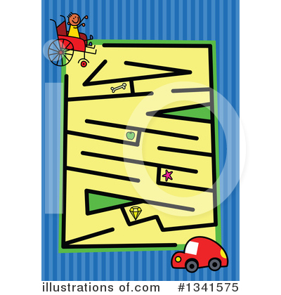 Royalty-Free (RF) Maze Clipart Illustration by Prawny - Stock Sample #1341575