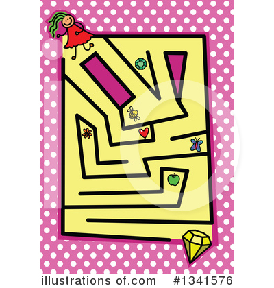 Royalty-Free (RF) Maze Clipart Illustration by Prawny - Stock Sample #1341576