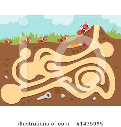 Royalty-Free (RF) Maze Clipart Illustration by BNP Design Studio - Stock Sample #1435965