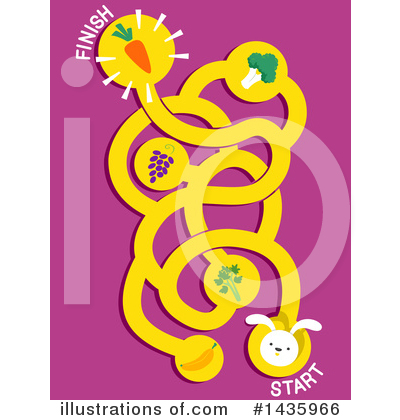 Royalty-Free (RF) Maze Clipart Illustration by BNP Design Studio - Stock Sample #1435966