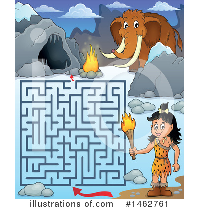 Royalty-Free (RF) Maze Clipart Illustration by visekart - Stock Sample #1462761