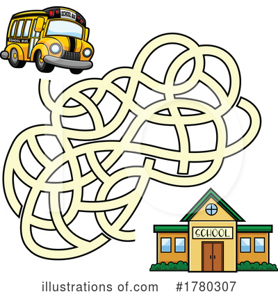 Maze Clipart #1780307 by Hit Toon