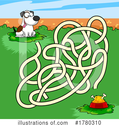 Royalty-Free (RF) Maze Clipart Illustration by Hit Toon - Stock Sample #1780310