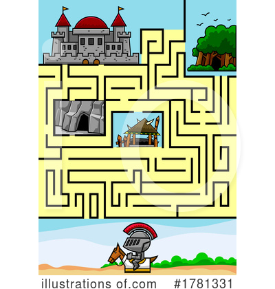 Maze Clipart #1781331 by Hit Toon