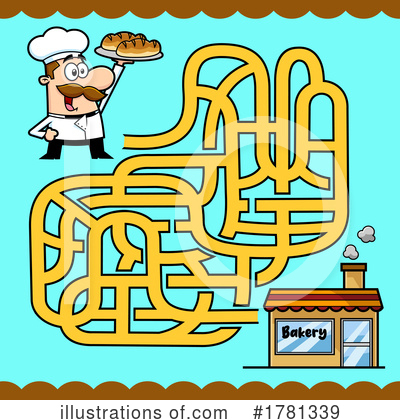 Royalty-Free (RF) Maze Clipart Illustration by Hit Toon - Stock Sample #1781339