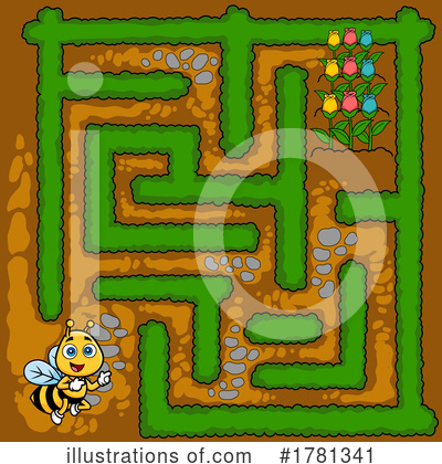 Maze Clipart #1781341 by Hit Toon