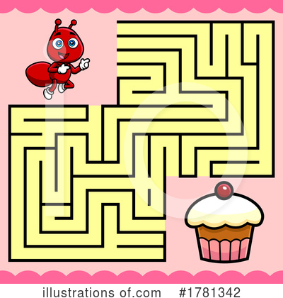 Royalty-Free (RF) Maze Clipart Illustration by Hit Toon - Stock Sample #1781342