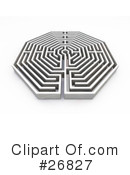 Maze Clipart #26827 by KJ Pargeter