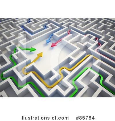 Royalty-Free (RF) Maze Clipart Illustration by Mopic - Stock Sample #85784