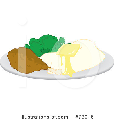 Royalty-Free (RF) Meal Clipart Illustration by Rosie Piter - Stock Sample #73016