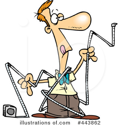 Royalty-Free (RF) Measuring Clipart Illustration by toonaday - Stock Sample #443862