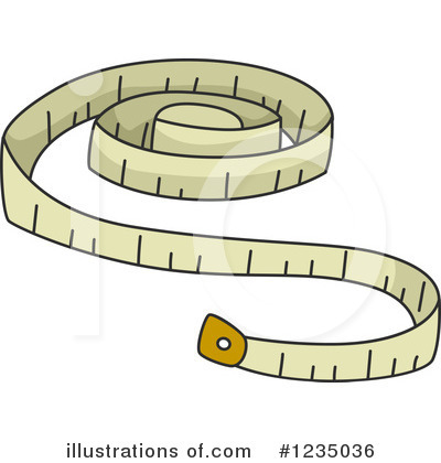 Royalty-Free (RF) Measuring Tape Clipart Illustration by BNP Design Studio - Stock Sample #1235036