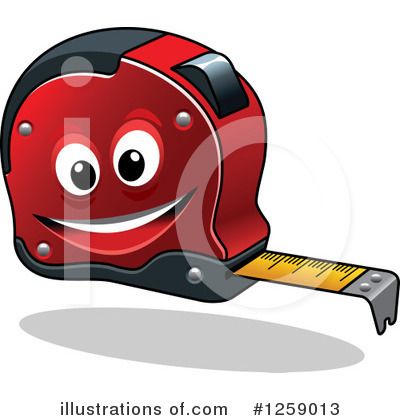 Royalty-Free (RF) Measuring Tape Clipart Illustration by Vector Tradition SM - Stock Sample #1259013