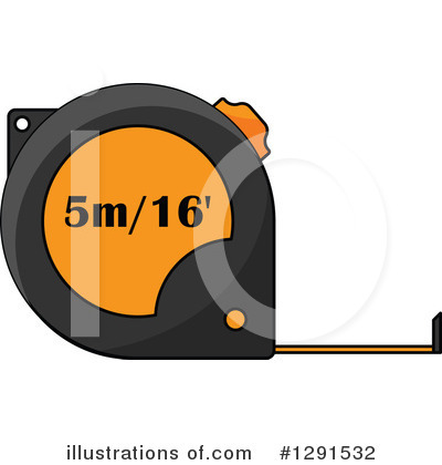 Royalty-Free (RF) Measuring Tape Clipart Illustration by Vector Tradition SM - Stock Sample #1291532