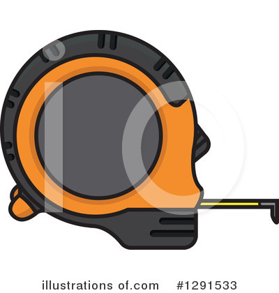 Measuring Tape Clipart #1291533 by Vector Tradition SM