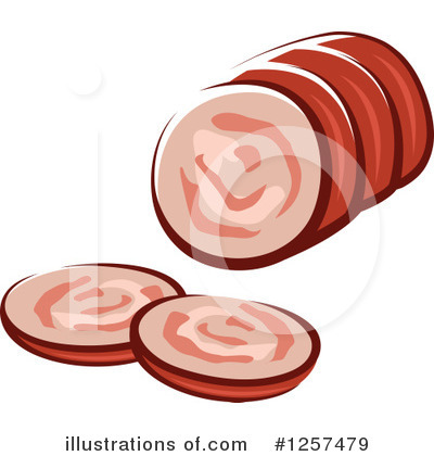 Meatloaf Clipart #1257479 by Vector Tradition SM