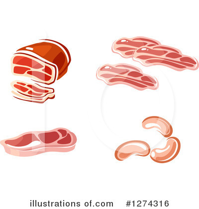 Royalty-Free (RF) Meat Clipart Illustration by Vector Tradition SM - Stock Sample #1274316
