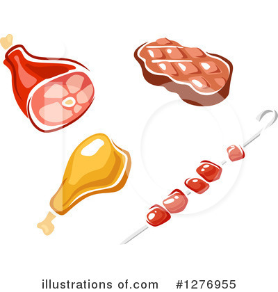 Royalty-Free (RF) Meat Clipart Illustration by Vector Tradition SM - Stock Sample #1276955