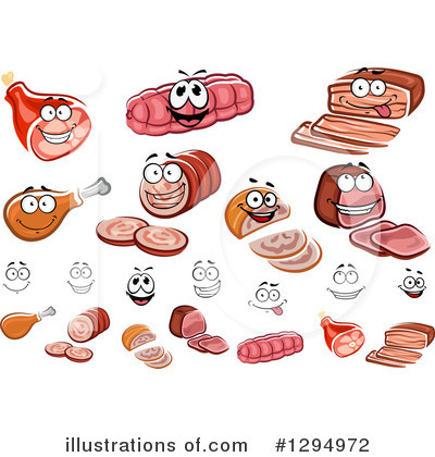 Royalty-Free (RF) Meat Clipart Illustration by Vector Tradition SM - Stock Sample #1294972