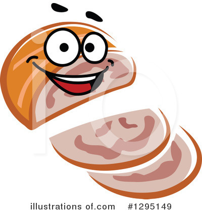 Meatloaf Clipart #1295149 by Vector Tradition SM