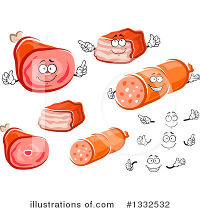 Ham Clipart #1332532 by Vector Tradition SM
