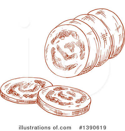 Royalty-Free (RF) Meat Clipart Illustration by Vector Tradition SM - Stock Sample #1390619