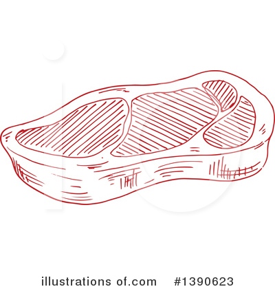 Royalty-Free (RF) Meat Clipart Illustration by Vector Tradition SM - Stock Sample #1390623
