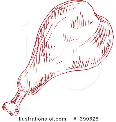 Royalty-Free (RF) Meat Clipart Illustration by Vector Tradition SM - Stock Sample #1390625