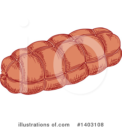 Ham Clipart #1403108 by Vector Tradition SM