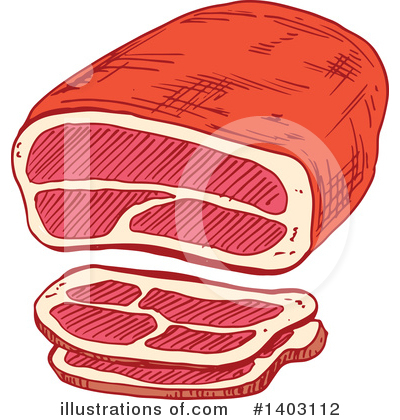 Bacon Clipart #1403112 by Vector Tradition SM