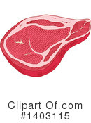 Meat Clipart #1403115 by Vector Tradition SM