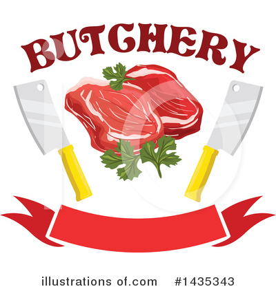 Royalty-Free (RF) Meat Clipart Illustration by Vector Tradition SM - Stock Sample #1435343