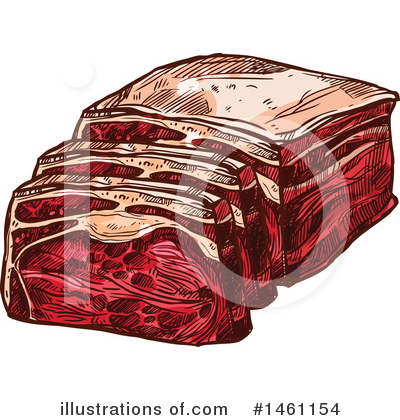 Royalty-Free (RF) Meat Clipart Illustration by Vector Tradition SM - Stock Sample #1461154