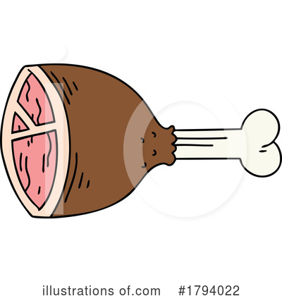 Royalty-Free (RF) Meat Clipart Illustration by lineartestpilot - Stock Sample #1794022