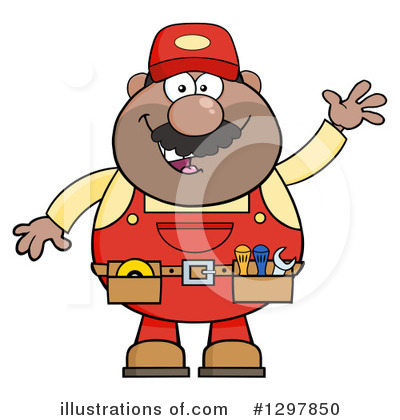 Royalty-Free (RF) Mecanic Clipart Illustration by Hit Toon - Stock Sample #1297850