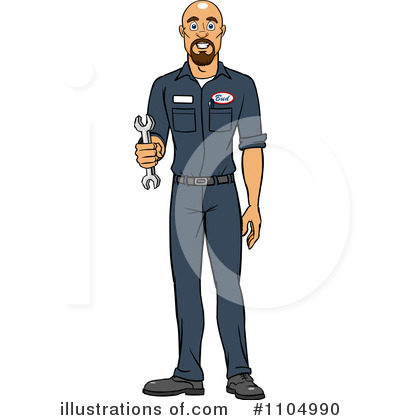 Mechanic Clipart #1104990 by Cartoon Solutions