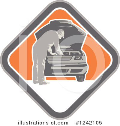 Royalty-Free (RF) Mechanic Clipart Illustration by patrimonio - Stock Sample #1242105