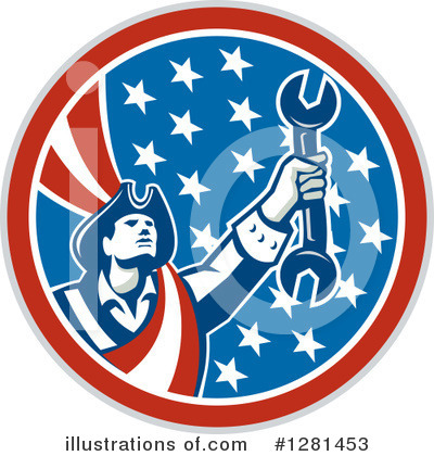 American Revolution Clipart #1281453 by patrimonio