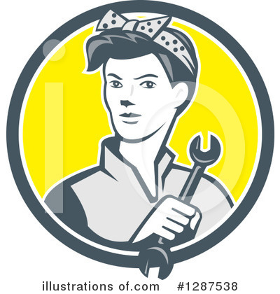 Royalty-Free (RF) Mechanic Clipart Illustration by patrimonio - Stock Sample #1287538