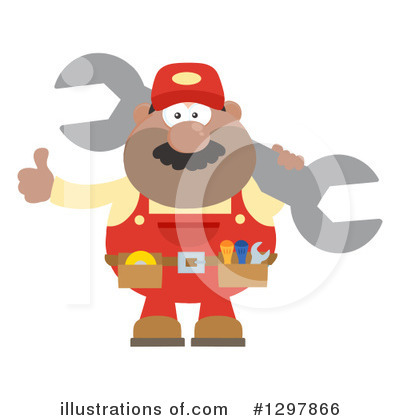 Mechanic Clipart #1297866 by Hit Toon