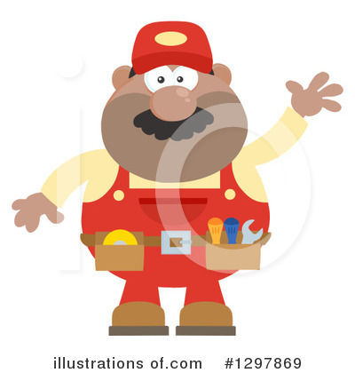 Handyman Clipart #1297869 by Hit Toon