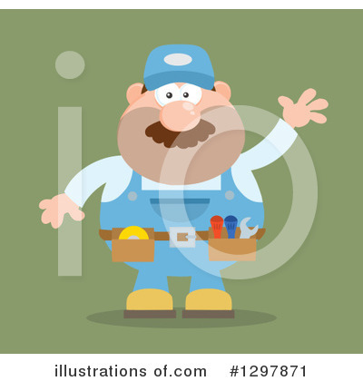 Handyman Clipart #1297871 by Hit Toon