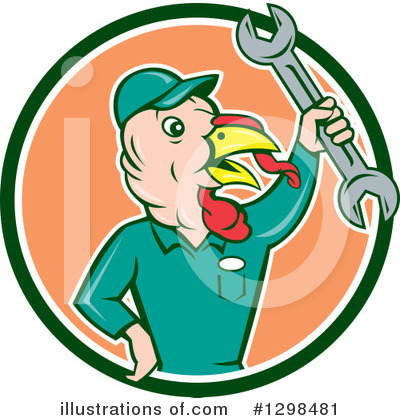 Royalty-Free (RF) Mechanic Clipart Illustration by patrimonio - Stock Sample #1298481