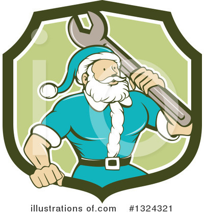 Royalty-Free (RF) Mechanic Clipart Illustration by patrimonio - Stock Sample #1324321