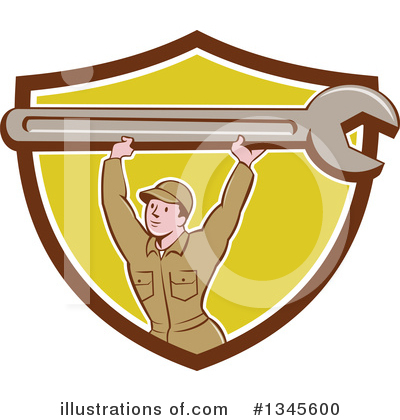 Royalty-Free (RF) Mechanic Clipart Illustration by patrimonio - Stock Sample #1345600
