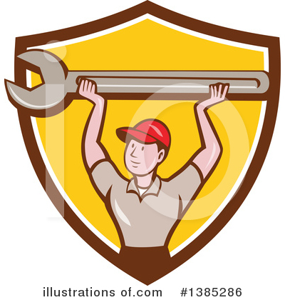 Royalty-Free (RF) Mechanic Clipart Illustration by patrimonio - Stock Sample #1385286