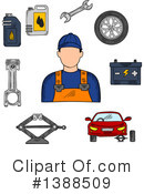 Mechanic Clipart #1388509 by Vector Tradition SM