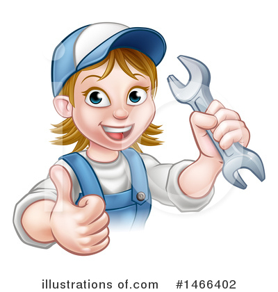 Royalty-Free (RF) Mechanic Clipart Illustration by AtStockIllustration - Stock Sample #1466402